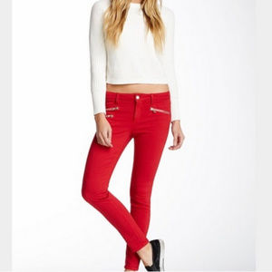 Joe's Jeans Jester Red Rocker Skinny Jeans